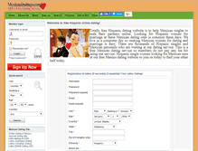 Tablet Screenshot of mexicandatingo.com